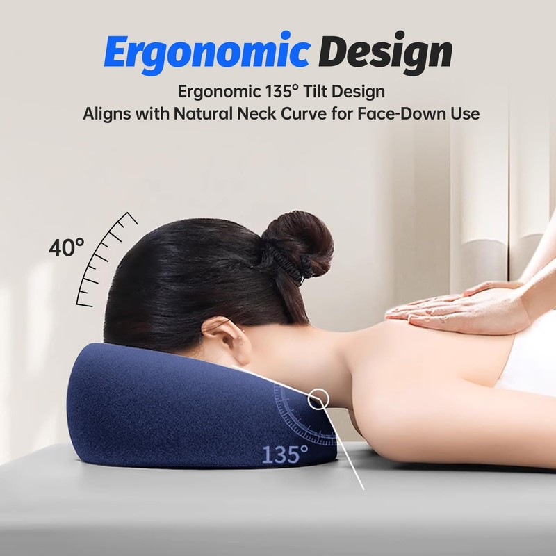 xiaomubiao Face Down Pillows for Massage Table, Massage Headrest for