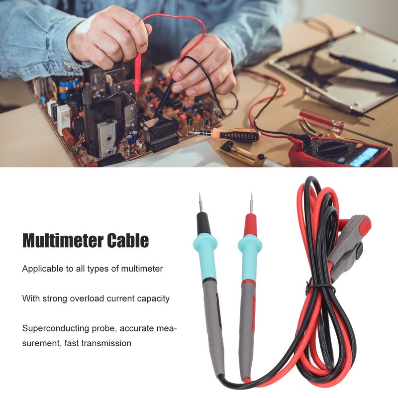 Multimeter Cable Test Pen Kit Strong Conductivity Fast Transmission Multimeter