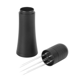 Coffee Stirrer Needle Durable Coffee Powder Distributor Needle Light Weight Coffee Tamper Stirring Tool for Home Coffee Shop Office Black