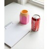 SPHTOEO Cute Pencil Shaped Pen Holder for Desk - Fun