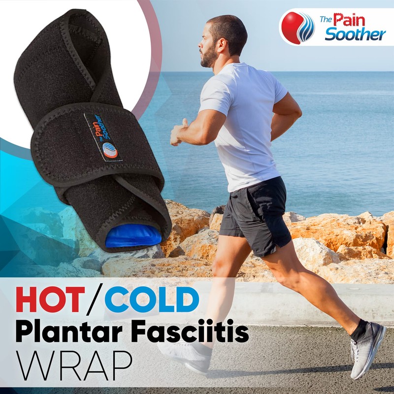 Reusable Hot Foot & Cold Ice Pack Wrap for Plantar