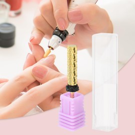 VOCOSTE Nail Drill Bit, Nail Drill, Nail Machine Bit, Nail Tool, Cuticle Treatment, Exfoliating, Polishing, Nail Polishing, For Home Salons, Nail Care, Cylindrical, Abrasion Resistant, Extra Thick