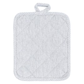 American Linen Pot Holders, Hot Pads, Table Pads for Kitchen and Dining Table, Non Slip Heat Resistant Hot Pot Holder (Grey, 8 Pack)
