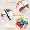 6 Pack Stretchable Book Covers, Jumbo Book Sleeves for Textbook