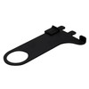 Wake Sangyo WPS045 Pipe Bracket, Shelf Bracket, Black, Hole Diameter