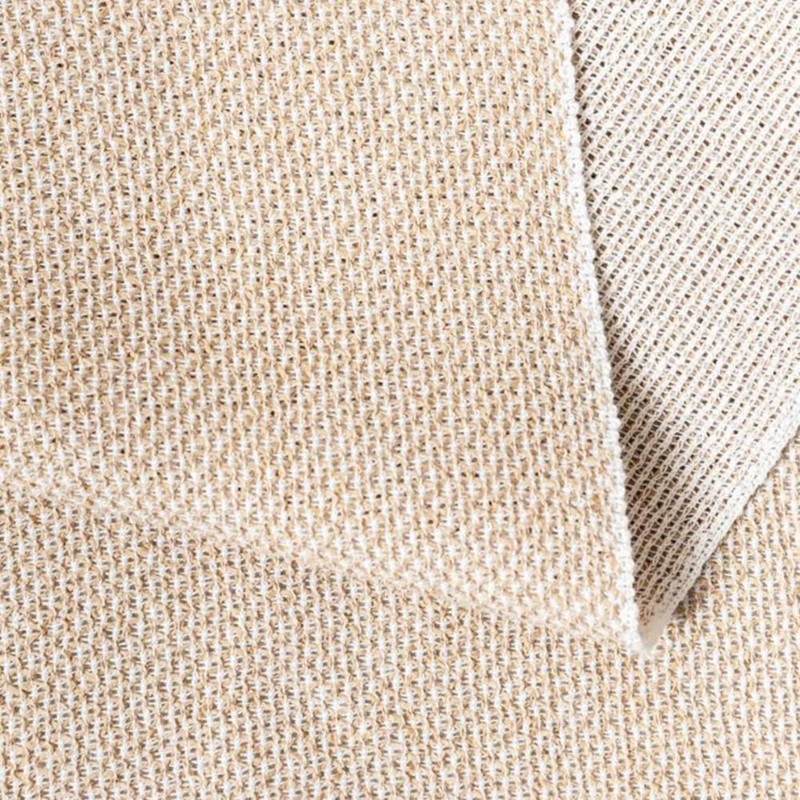 Sasawashi Mesh Exfoliating Shower Towel – Gentle Body Scrub, Taupe
