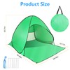 Zorpupoa Beach Tent, Easy Pop Up 2-3 Person Beach Shade