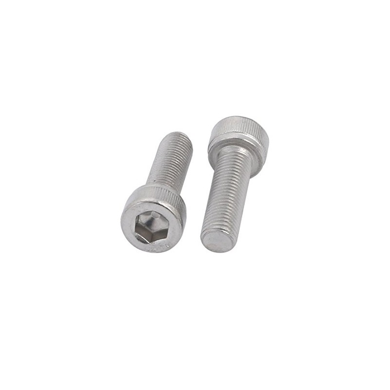 Sourcingmap M6x20mm 0.75mm Pitch 304 Stainless Steel Hex Socket Head
