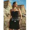 Chain Belts Multilayer Butterfly Waist Chain Adjustable Waist Belt for