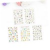 Healeved 5sheets Easter-Themed Nail Stickers of Glow Dark Manicure Decals