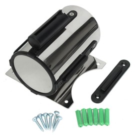 YYWJ Queue Barrier Belt, Wall-Mounted Security Rope Barrier, 2/5m Retractable Pillar Safety Barrier Belt for Playground Park Hotel Crowd Control (Blue 2m)