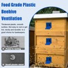 8 Pcs Plastic Bee Hive Entrance Disc, Blue Bee Entrance