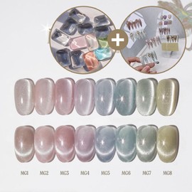 Very Good Nail Mystic Garden 8-piece set magnetic gel / 베리굿네일 미스틱가든 8종 세트 자석젤