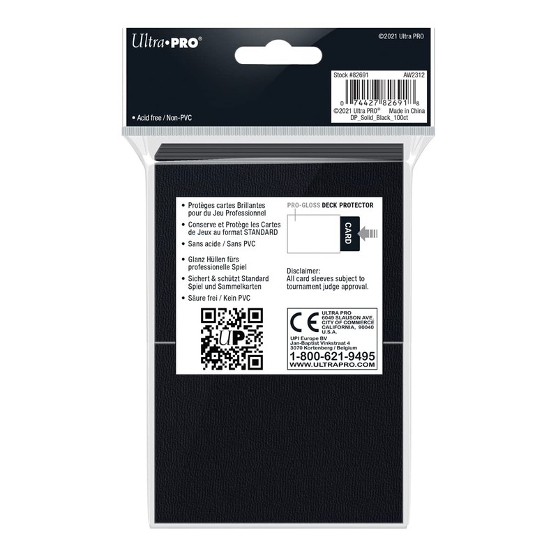 Ultra Pro Deck Protector Sleeves for Standard Size Cards |