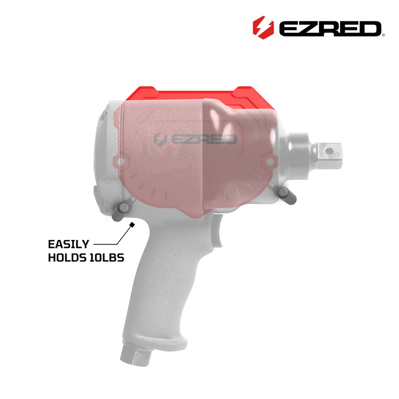 EZRED Magnetic Adjustable Tool Holder, With Adjustable Arms, Red