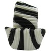 Regency Wraps Greaseproof Baking Cups, Black and White Zebra, 40 Count, Standard.