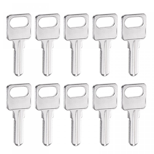 sourcing map Key Blanks, 24mm Length 1 Slot Brass New