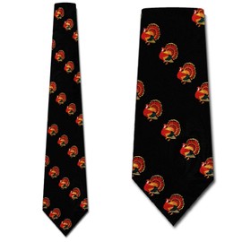 Tieguys Thanksgiving Turkey Stripes Mens Necktie