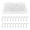 UFURMATE 1/2" Screw Hooks, 150 Pieces Carbon Steel Coated L