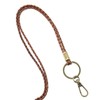 GENIQUE leather lanyards for id badges, key leather lanyard, 21