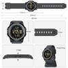 GOLDEN HOUR Ultra-Thin Minimalist Sports Waterproof Digital Watches Men with