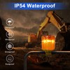 Aolyty Solar Strobe Warning Light IP54 Waterproof LED Flashing Safety