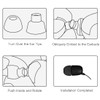 ALXCD Ear Tips Compatible with LG Tone Style HBS-SL5 Earbuds,