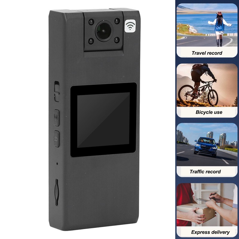 Body Worn Camera HD 1080P WiFi Portable Video Recorder Wearable
