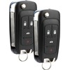 KeylessOption Keyless Entry Remote Control Car Uncut Flip Key Fob