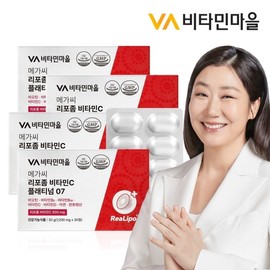 Vitamin Village 10 types of multi-functional Mega C liposome Vitamin C Platinum 07 30 tablets x 4 boxes (total 4 months supply) / 비타민마을 10종복합기능성 메가씨 리포좀 비타민C 플래티넘07 30정 x 4박스(총4개월분)