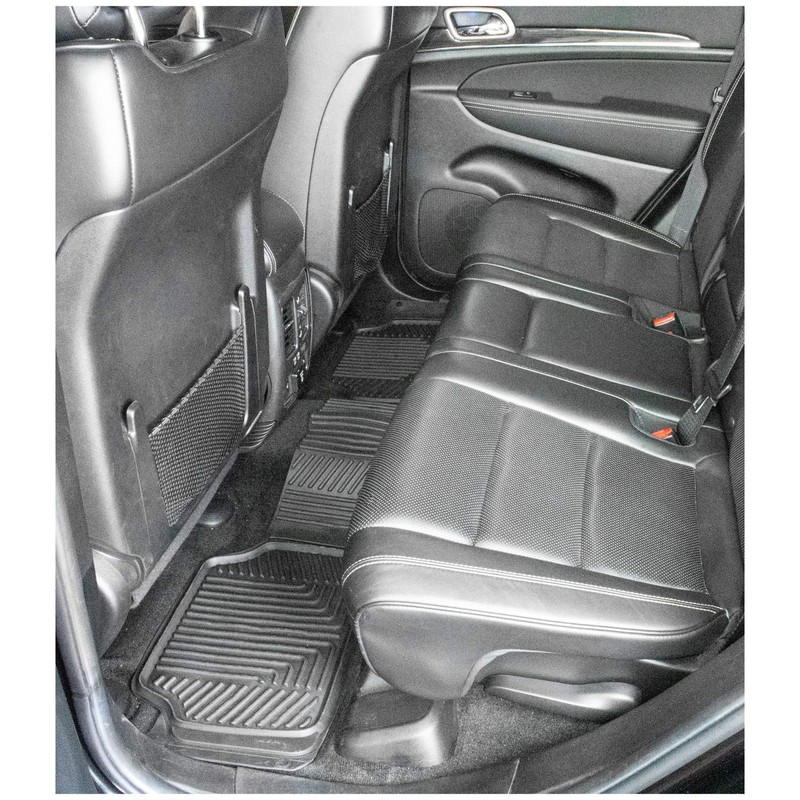 SMART FIT 79930 3-Piece Black Rubber Truck Floor Mat Set