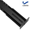 LONTAN 2 Pcs Black Center Mount Drawer Slides 14 Inch