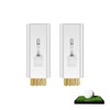 Pocket Retractable Golf Club Cleaning Brush Tool 2 Pack Portable