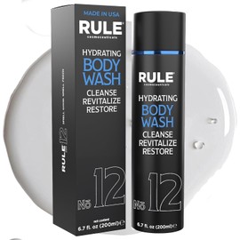 RULE Body Wash with Coconut Oil, Chamomile, and Aloe Vera Perfect for Daily Use to Cleanse and Moisturize 6.7 fl oz