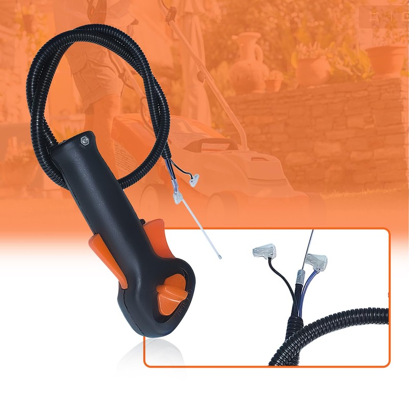 Mtanlo Throttle Trigger Cable Handle Switch Holder For Stihl Fs75