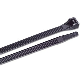 Ancor 199219 Cable Tie, Standard, 24", Black, 10pc