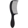 Wet Brush Black Wide Tooth Detangling Comb - WaveTooth Design