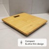 JS Gourmet Wooden Bamboo Bathroom Body Weight Scale with Digital