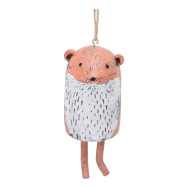 Rustic Hanging Animal Wind Chimes Resin Hand Made Natural Garden