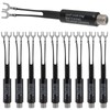 12Pcs 75 Ohm to 300 Ohm Adapter UHF/VHF/FM Balun Transformer