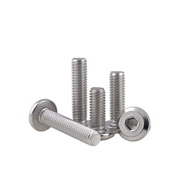 BOZONLI Furniture Bed Bolts Allen Head Screws Stainless Steel Fastener, M8×20mm,10 pcs