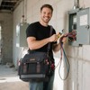 WELKINLAND 41-Pocket Electrician Tool Bag, 14-Inch HVAC Tools Bag, Heavy-Duty