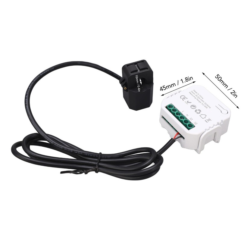 WiFi Energy Monitor Single Phase Smart Electricity Meter with Clamp