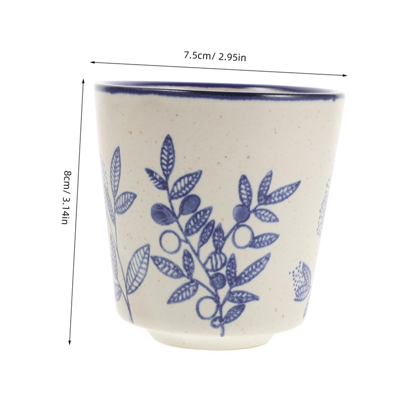 GLEAVI Japanese Ceramic Tea Cups Set Sturdy Matcha Drinkware for
