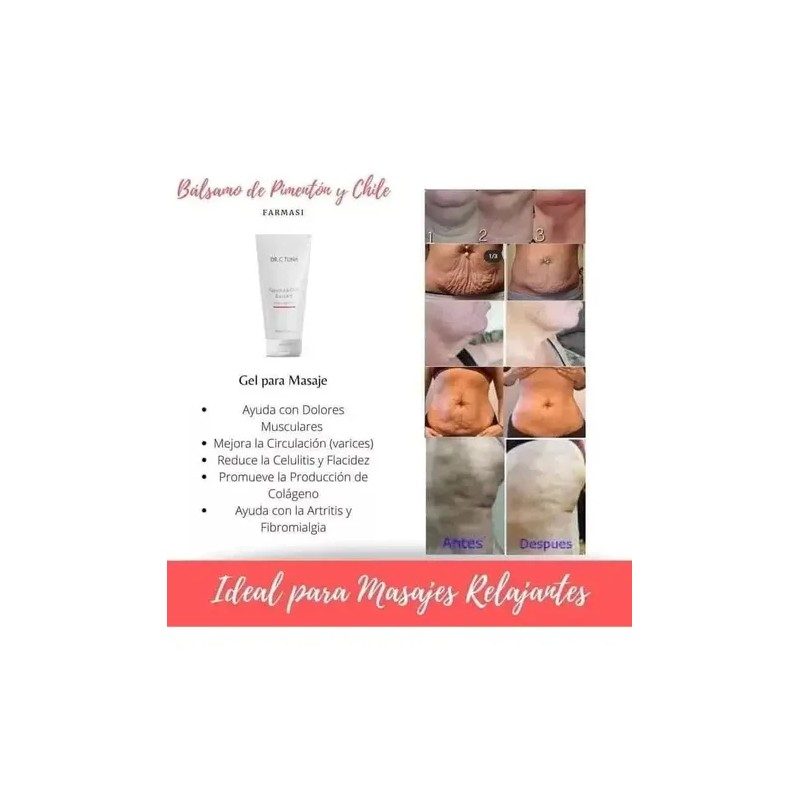Gel Masaje Paprika & Chile Flacidez Y Celulitis 150ml