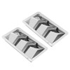 Pair Marine Air Vent Cover 3 Slots 210x110mm Rectangle Louver