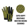 Optimum Junior Velocity Rugby Gloves, Black/Yellow, 3X-Small (Mini)