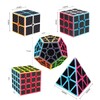 Roxenda Speed Cube Set, [5 Pack] Magic Cube Bundle of