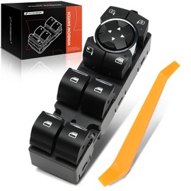 A-Premium Master Power Window Switch Compatible with Ford Explorer 2016 2017 2018 2019, Front Left Driver Side