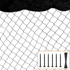 BSTPCOO 100'x100' Bird Netting for Chicken Coop, Nylon 3/4" Mesh Poultry Netting Chicken Netting Roof Hawk, Aviary Netting Deer Fence Garden Netting for Fruits Trees Plant